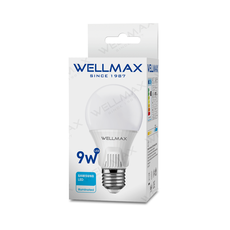 Wellmax LED A Bulb, Ballet Series, 9W