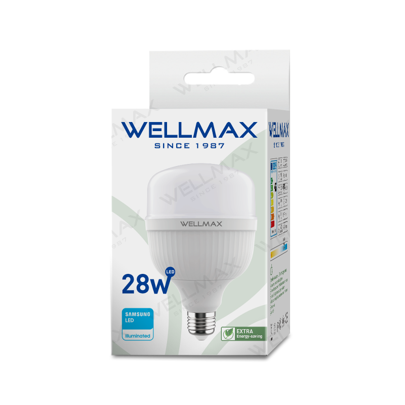 Wellmax LED T Bulb, Ballet Series, 30W