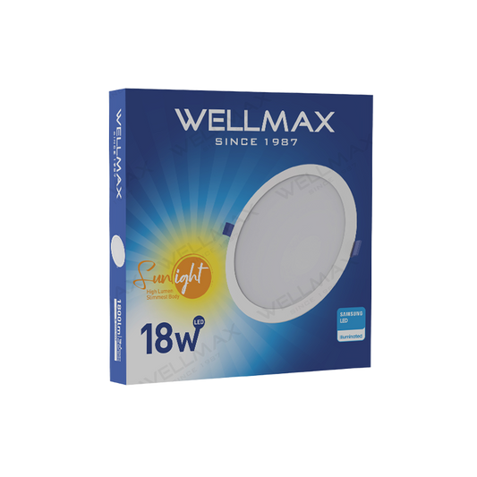 Wellmax, Downlight Recessed, Sunlight Series 2.0, 18W